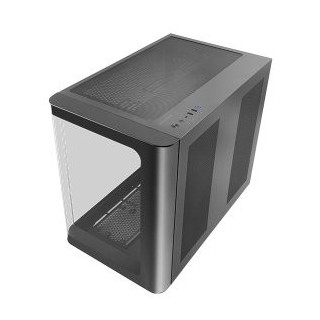 caja atx semitorre gaming mars gaming mcfusion cristal curvado gpu 445mm 2x3.5 3x2.5 negro