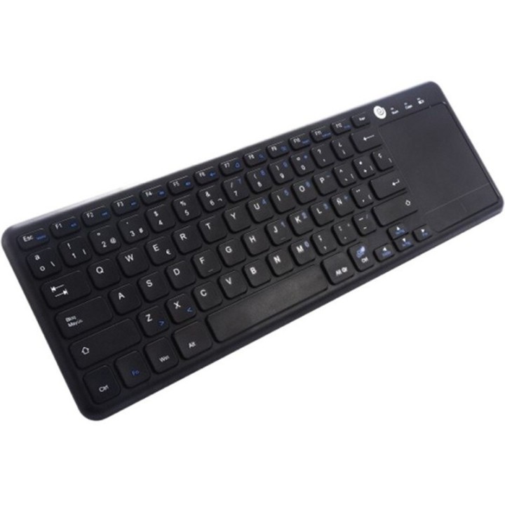 coolbox teclado inalambrico coolbox touchpad coo   tew01   bk
