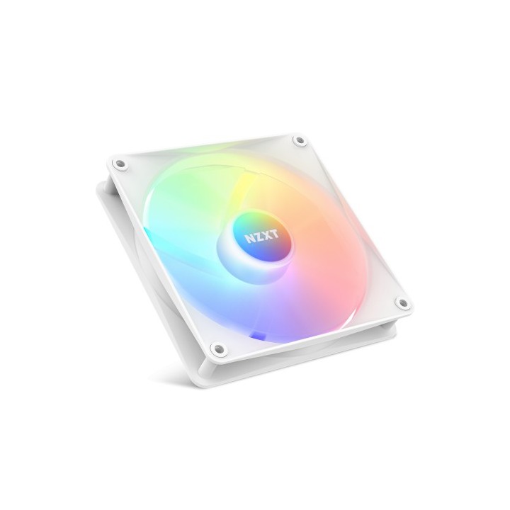 nzxt nzxt f140 rgb core carcasa del ordenador ventilador 14 cm blanco 1 pieza s