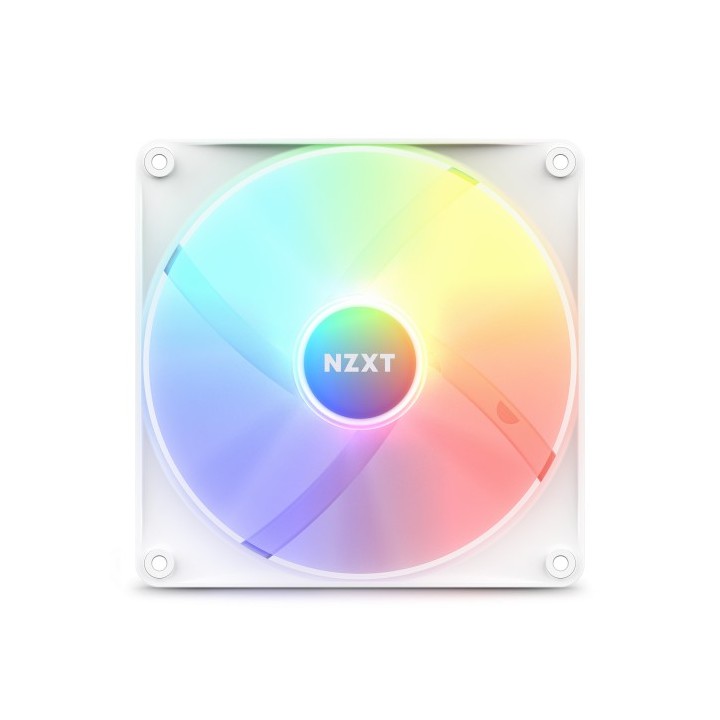 nzxt nzxt f140 rgb core carcasa del ordenador ventilador 14 cm blanco 1 pieza s