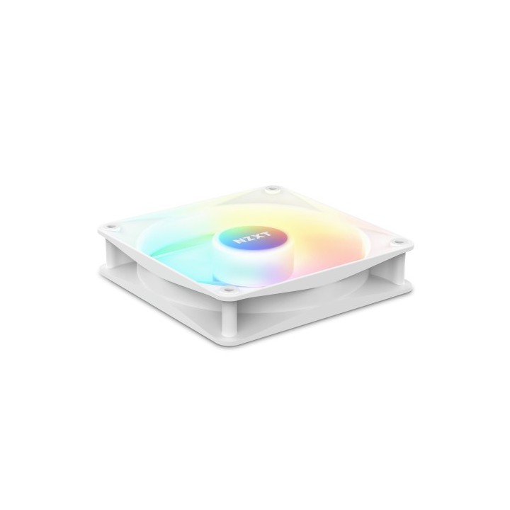 nzxt nzxt f140 rgb core carcasa del ordenador ventilador 14 cm blanco 1 pieza s