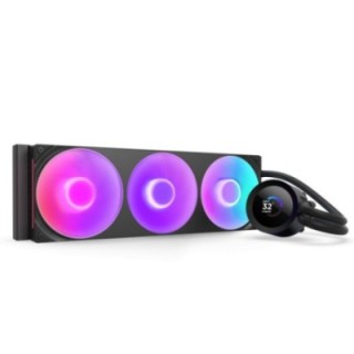nzxt nzxt kraken plus 360 rgb procesador sistema de refrigeracion liquida todo en uno negro 1 pieza