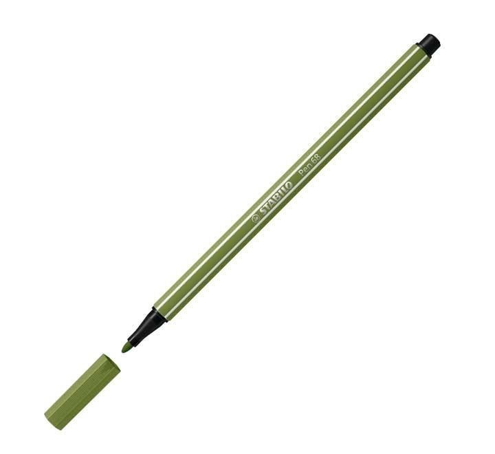 liqu . rotul stabilo pen 68 1mm ver musgo