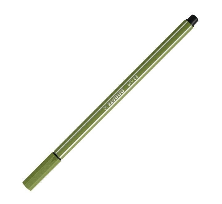 liqu . rotul stabilo pen 68 1mm ver musgo