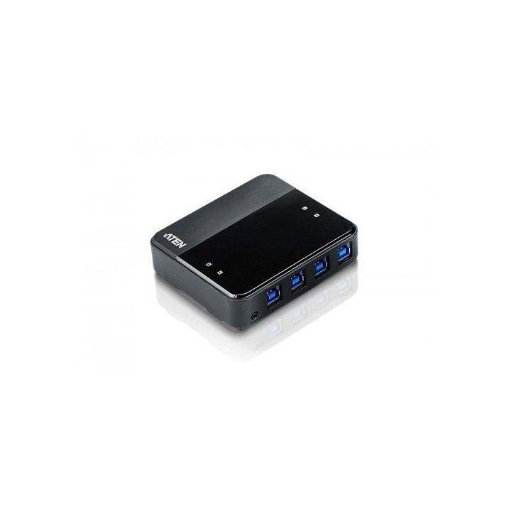 aten aten switch de perifericos usb 3.2 gen1 de 4 x 4 puertos