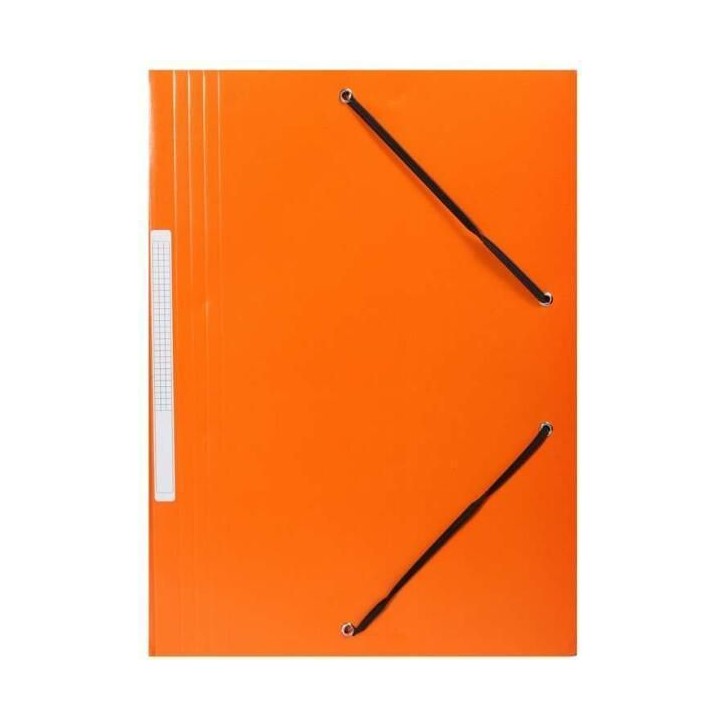 carp. carton bluering solap+gomas a4 naranja