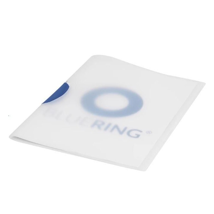 dossier bluering c/clip plastico a4 30h azul