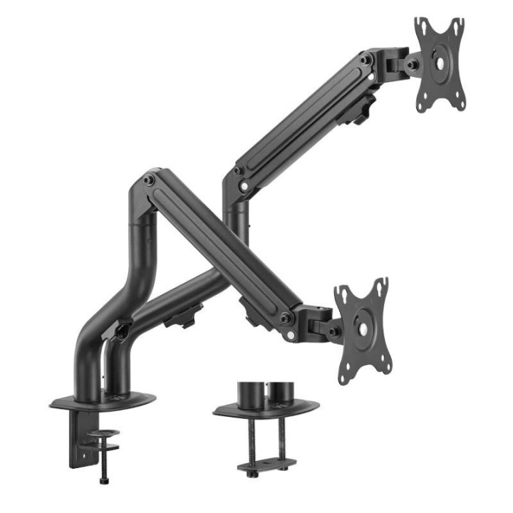 ewent ew1534 soporte de mesa 34" para 2 monitores