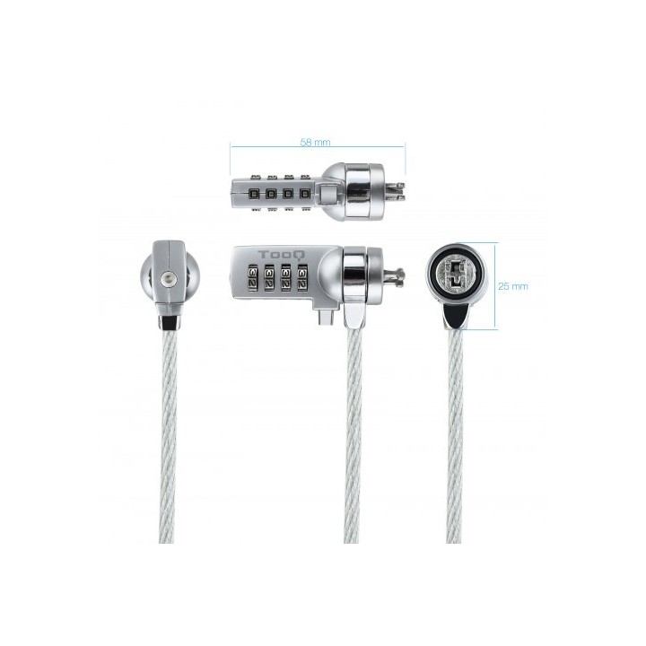 tooq tooq tqclkc0015 cable antirrobo