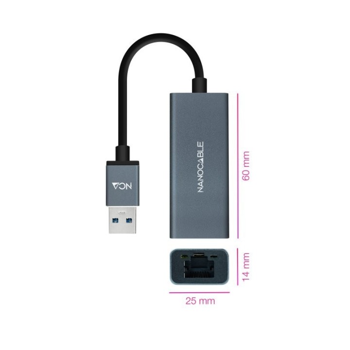 nanocable conversor usb 3.0 a ethernet gigabit