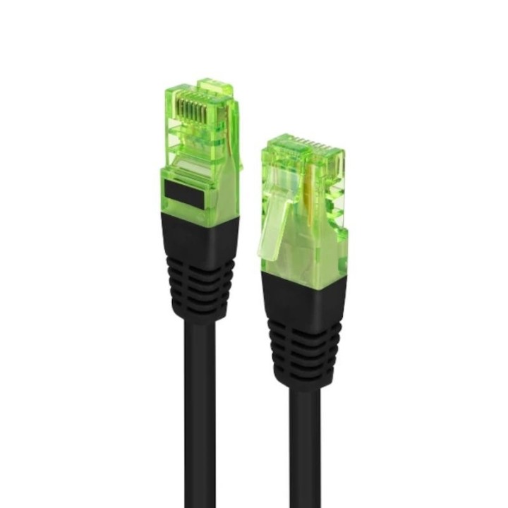 nanocable cable rj45 cat.6 utp cca 50cm negro