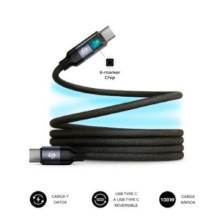 subblim subblim cable powermag led 100w c c 2m