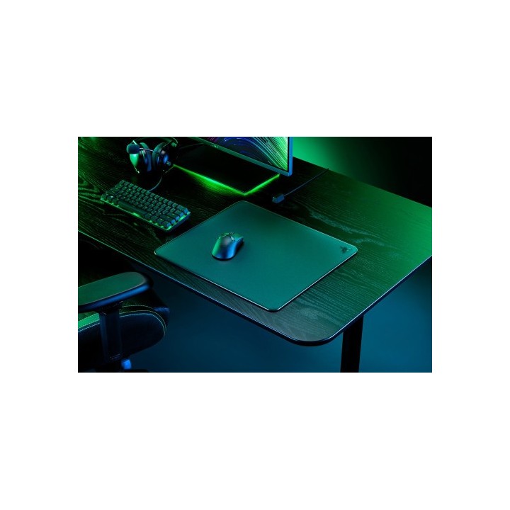 razer razer atlas alfombrilla de raton para juegos negro