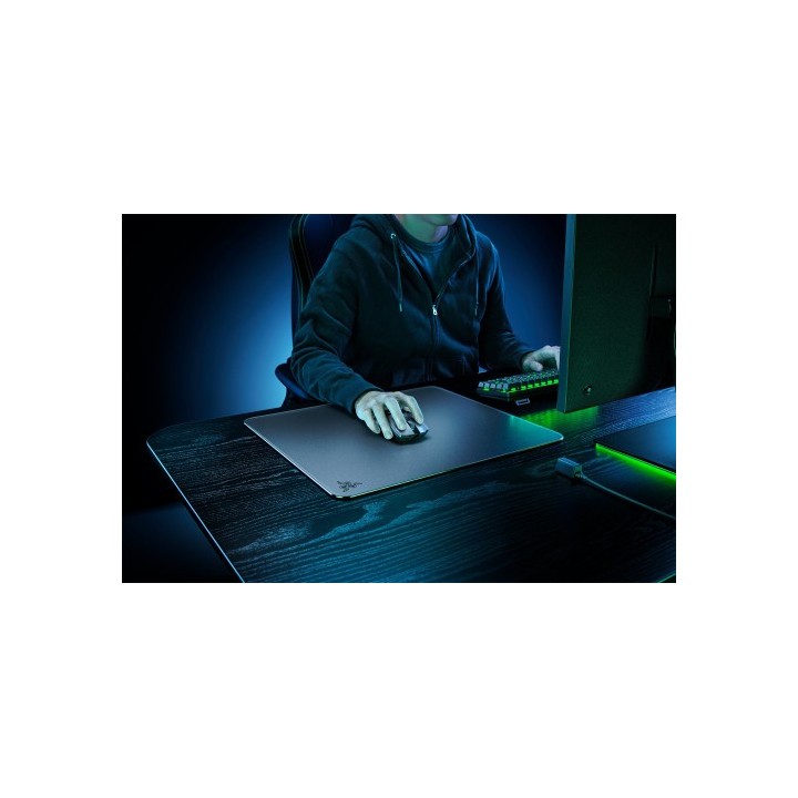 razer razer atlas alfombrilla de raton para juegos negro