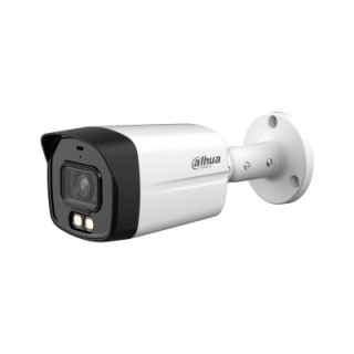 (dh-hac-hfw1809tlmp-a-led-0280b) dahua camara hibrida bullet lite full-color 4k wdr con audio optica