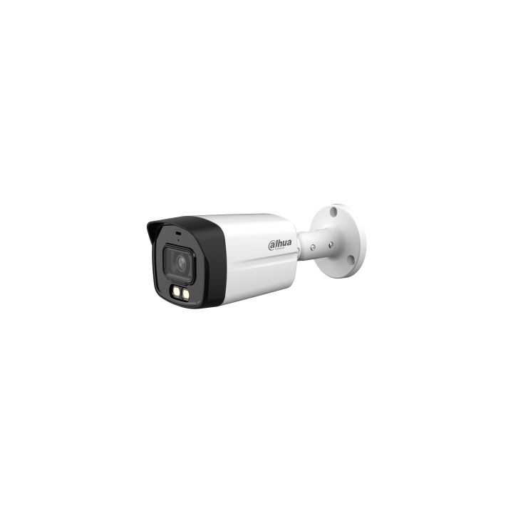 (dh-hac-hfw1809tlmp-a-led-0280b) dahua camara hibrida bullet lite full-color 4k wdr con audio optica