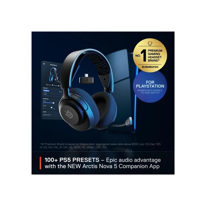 steelseries auriculares steelseries   arctis nova 5p  61673