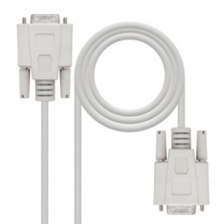 nanocable nanocable cable serie null modem, db9/h db9/h, 1.8 m