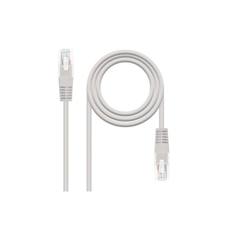 nanocable nanocable 10.20.1302 cable de red gris 2 m cat6 u/utp  utp