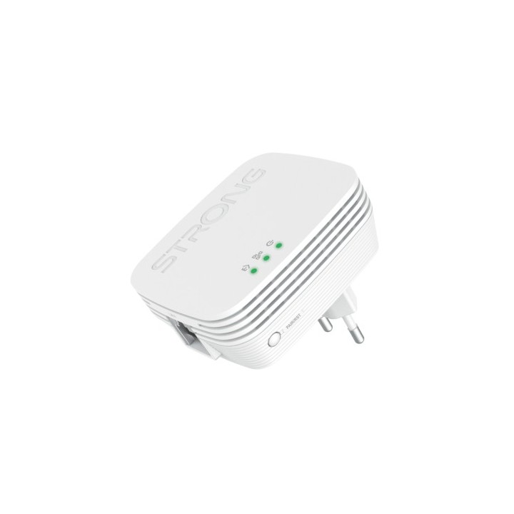 strong strong powerlwf600duomini adaptador de red powerline 600 mbit/s ethernet wifi blanco 2 pieza