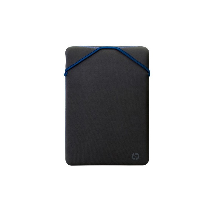 hp hp funda protectora reversible para portatil de 14 pulgadas, negra/azul