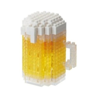 bandai rojo nanoblock cerveza
