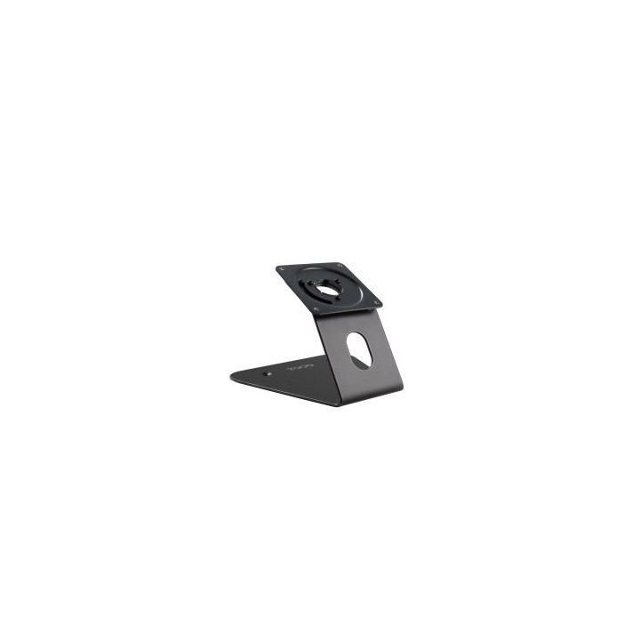 soporte para tablet tooq tqatwm3401 b color negro mesa/pared marco fijo rotacion 90o vesa 75x75