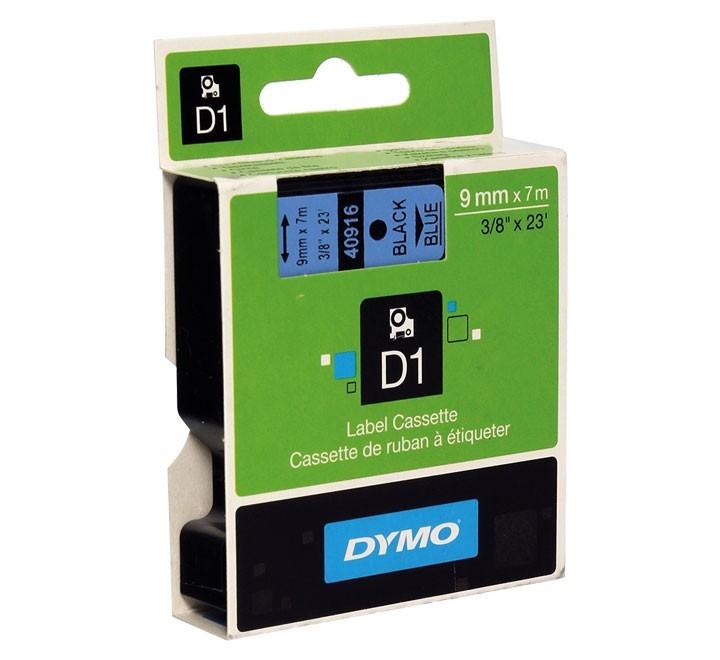 cinta dymo d1 9mmx7m ng/az 40916
