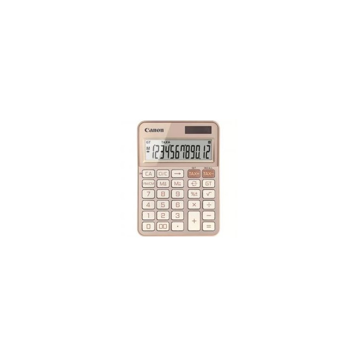 canon calculadora canon sobremesa ks   125kb   rg emea hb 12 digitos oro rosa