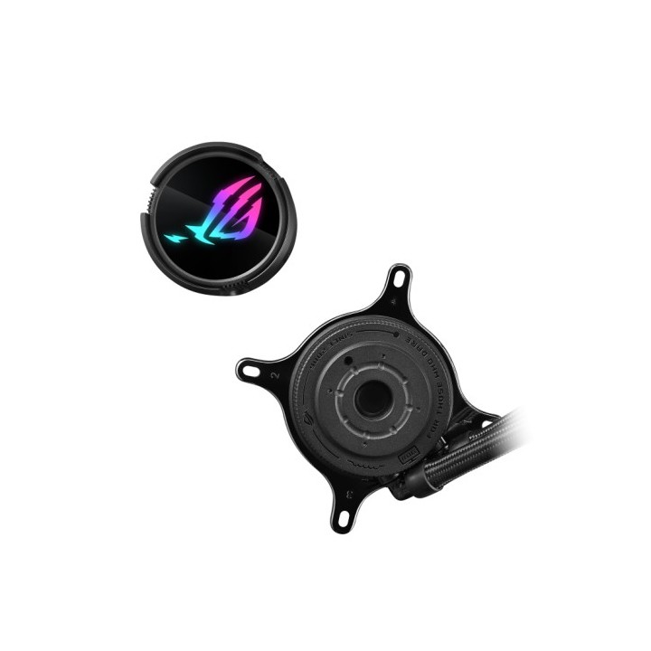 asus asus rog strix lc iii 240 argb procesador kit de refrigeracion liquida 12 cm negro