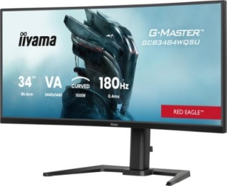 iiyama monitor iiyama g master gcb3484wqsu b1, 34", curvatura 1500r, 180hz, 500cd
