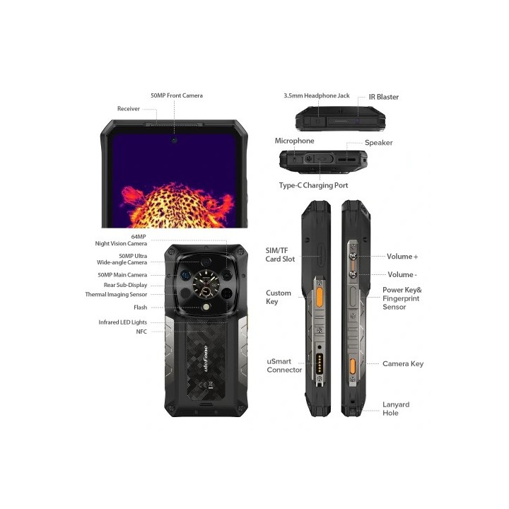 ulefone armor 28t ultra/ 16+512gb / black