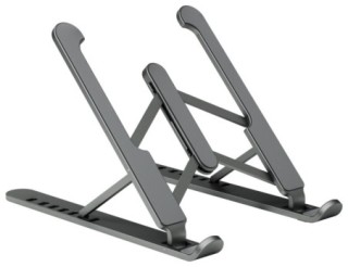 soporte sobremesa aisens ajustable para portatil tablet gris oscuro