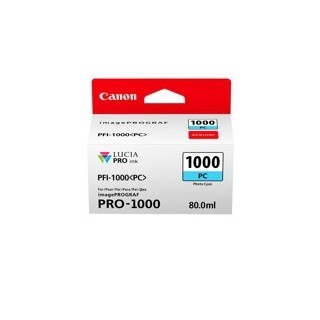 canon cartucho canon pfi   1000pc foto cian pro   1000