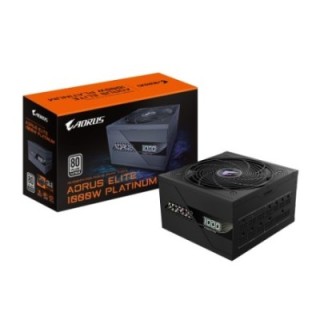 gigabyte gigabyte aorus elite p1000w ice fuente de alimentacion   pcie 5.0, 80 plus platinum, diseno