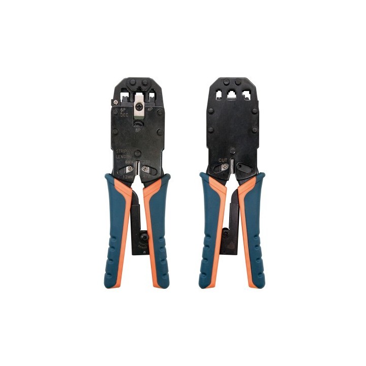 nanocable nanocable 10.31.0102 crimpadora herramienta para prensar negro, naranja