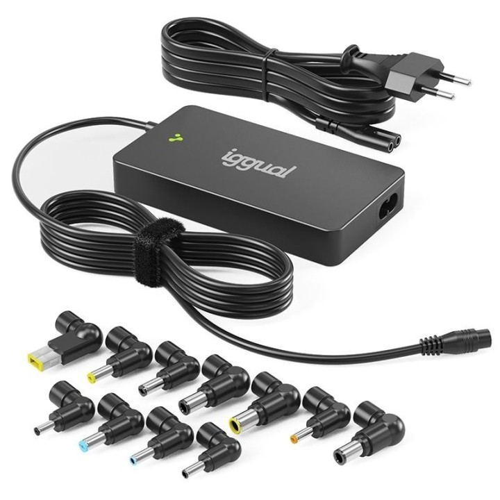 iggual cargador universal slim cua s 11t 90w