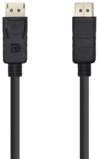 cable aisens displayport v1.2 4k60hz dp/m dp/m negro 10m