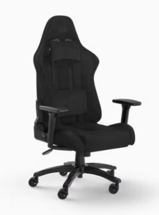 corsair silla corsair gaming tc100 relaxed fabric negra cf 9010051 ww