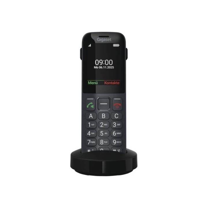 gigaset gigaset comfort 600 sim 6,1 cm  2.4"  118 g negro, gris