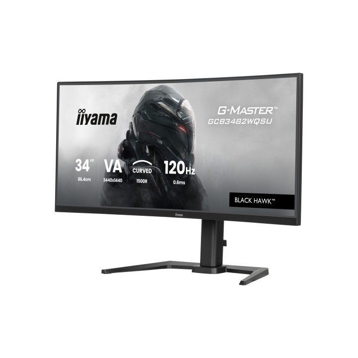 iiyama monitor iiyama g master gcb3482wqsu b1, curvo 34", 120hz, 500cd