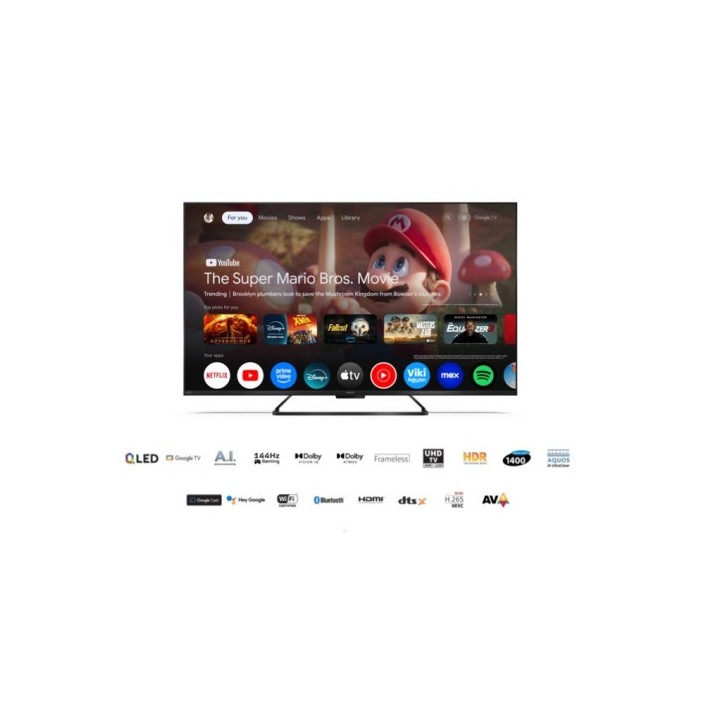 sharp sharp 55hr7265e google tv 55"