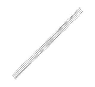 pack 100 espirales fellowes met. plata 16mm