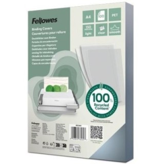 caja 100 portada enc. fellowes pet 180mic a4 tr