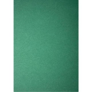 c.100 port. fellowes a4 250gr verde simil piel