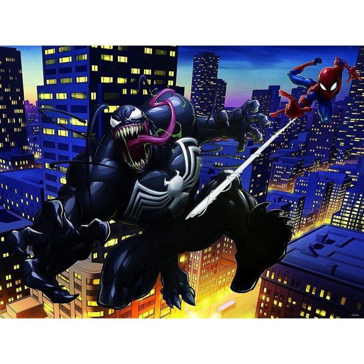 prime 3d puzle lenticular prime 3d 500 piezas marvel spiderman & venom