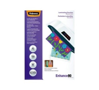 p.100 fundas plastif.adh fellowes a3 80mi. 5302302