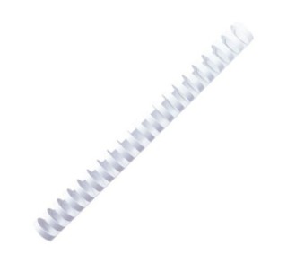 pack 100 canutillos fellowes plast. 19mm blanco