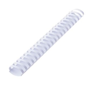 pack 50 canutillos fellowes plast. oval 45mm blan