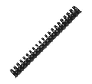 pack 50 canutillos fellowes plast. oval 45mm negro